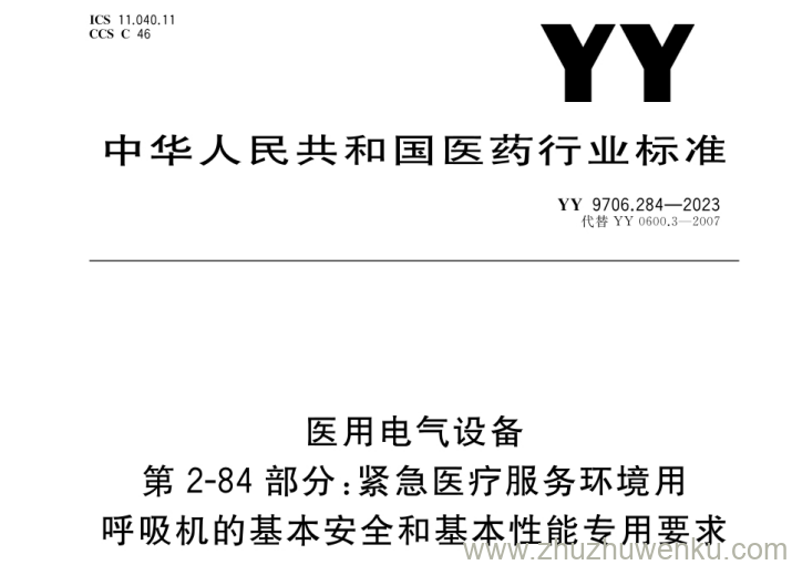 YY 9706.284-2023 pdf下载